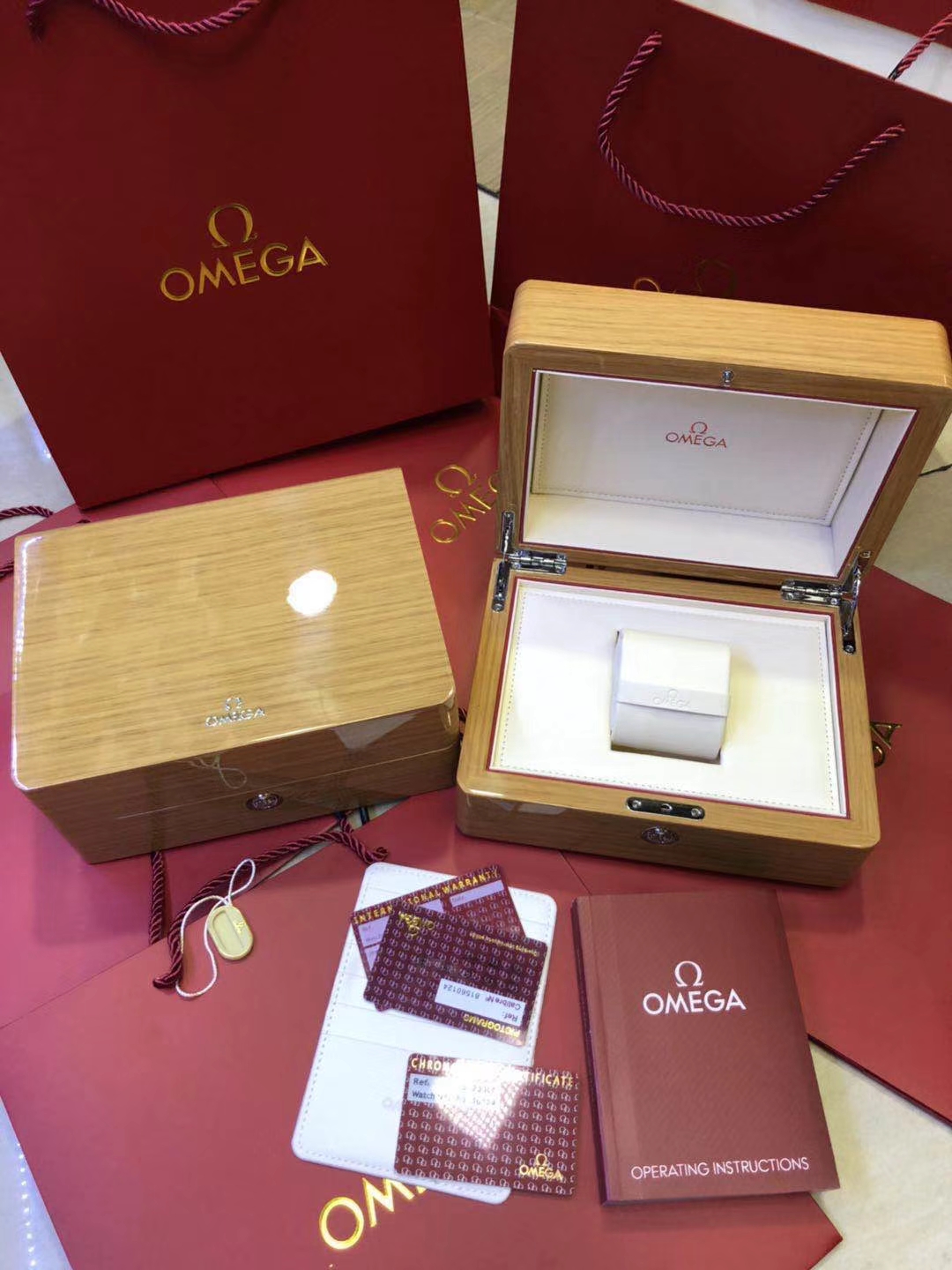 Best Replica Omega Wooden Watch Box Buy Online